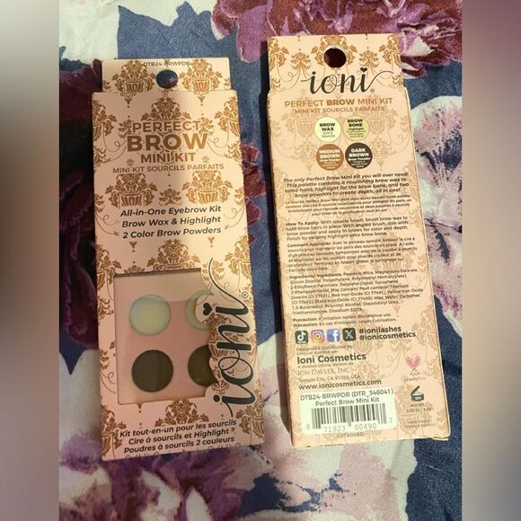 🛍️ IONI Cosmetics Perfect Brow Mini Kil
New (Set Of 2 )💥 - Picture 7 of 9
